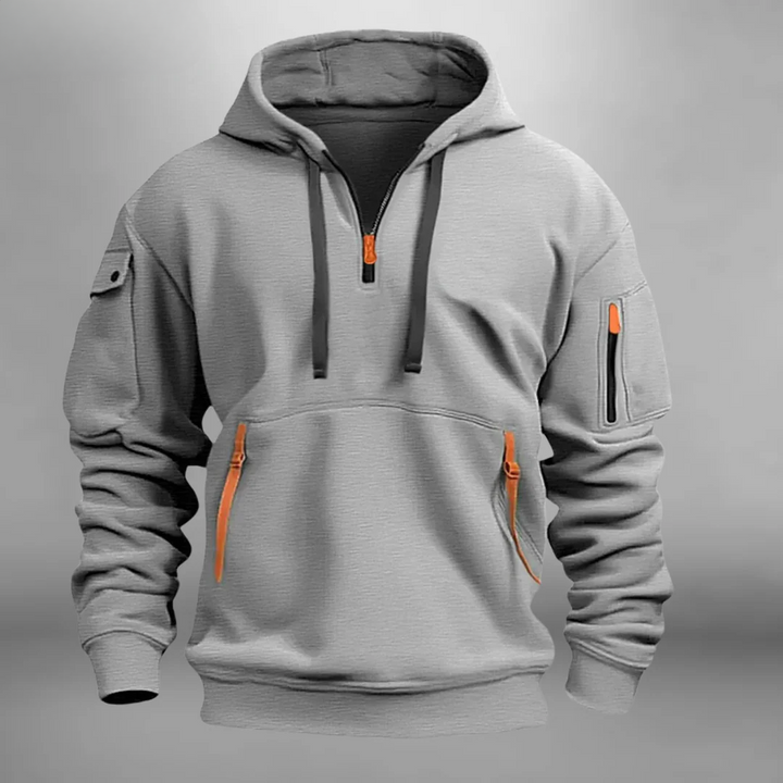 CONOR – CASUAL ZIP HOODED SWEATSHIRT