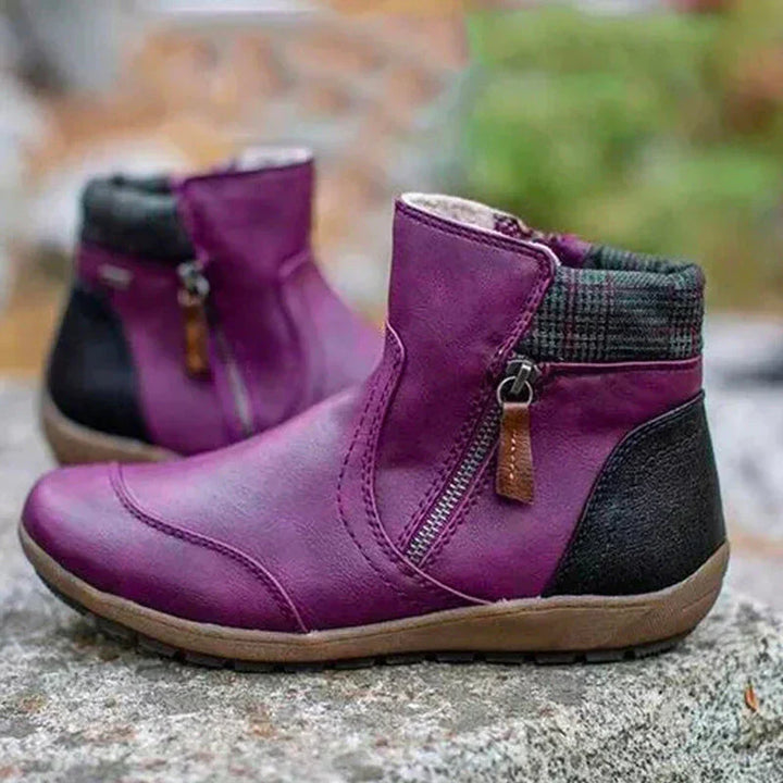 Savanna™ - Retro Waterproof Comfort  Zipper Boots