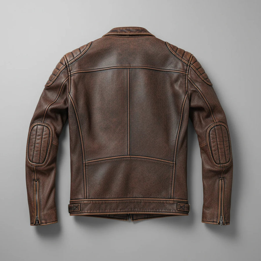 ETHAN – CLASSIC MOTORSTYLE FAUX LEATHER JACKET