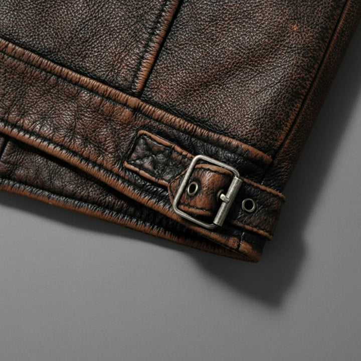 ETHAN – CLASSIC MOTORSTYLE FAUX LEATHER JACKET